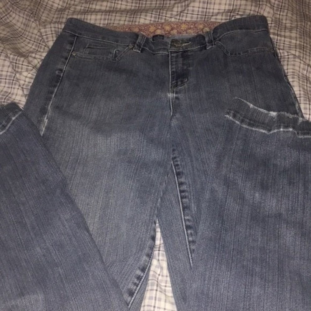 Vintage Ladies Wide Leg Jeans